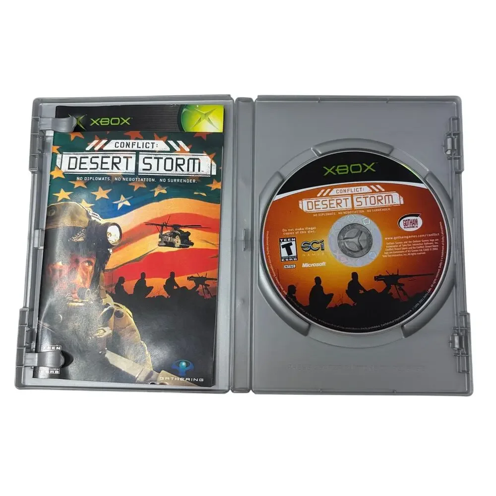 Conflict Desert Storm Original Xbox Complete Video Game